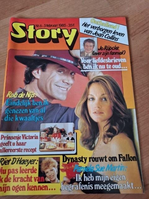 Story 1985 Rob de Nijs Dallas Dynasty Penney de Jager, Verzenden, Gelezen, Overige typen