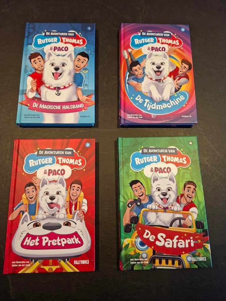 De Avonturen van Rutger, Thomas & Paco - Deel 1 t/m 4, Ophalen of Verzenden