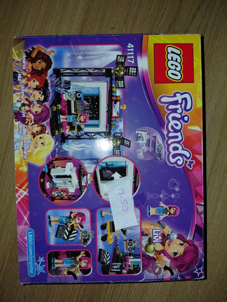 Lego Friends Popster Livis Huis (41117) met boekjes, Ophalen of Verzenden, Zo goed als nieuw, Complete set, Lego
