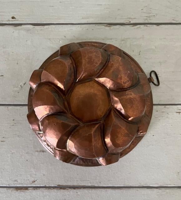 Franse koperen roodkoperen bakvorm tulband, Ophalen of Verzenden, Gebruikt