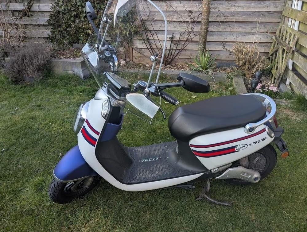Nipponia Volty Elektrisch 45 km/u (2020) – Retro & Stil, Ophalen, Gebruikt, Nipponia, Maximaal 45 km/u