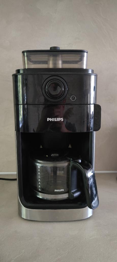 Philips Grind & Brew koffiezetapparaat (HD7767), Gebruikt, Koffiemachine, Ophalen of Verzenden, 4 tot 10 kopjes