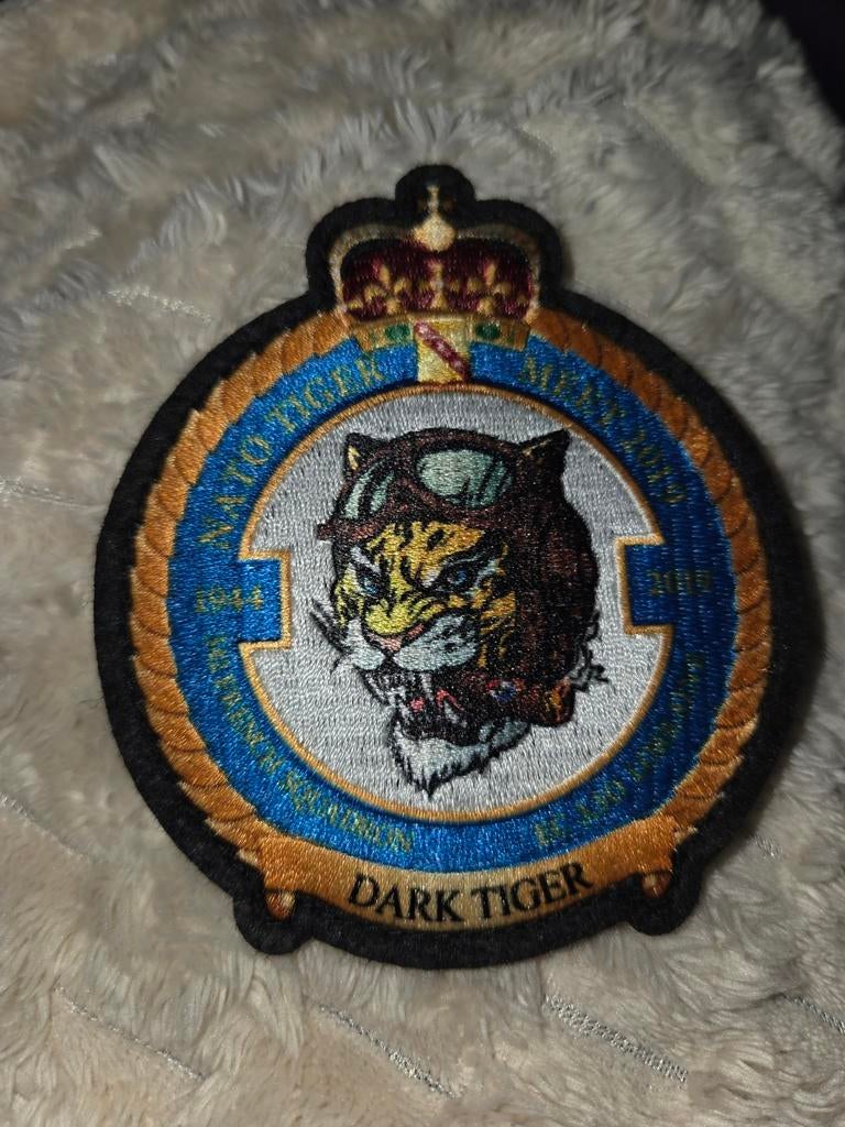 NATO Tiger Meet 2019 'Dark Tiger' Embleem, Ophalen of Verzenden