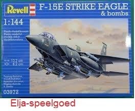 Modelbouw Revell 1:144 F-15 E Strike Eagle & Bombs 3972, 1:72 tot 1:144, Revell, Nieuw, Ophalen of Verzenden