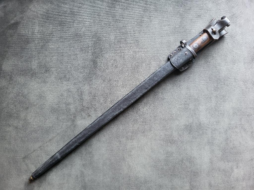 Repro schede voor Nederlandse M.95 Wielrijders bajonet, Ophalen of Verzenden, Landmacht, Nederland, Mes of Dolk