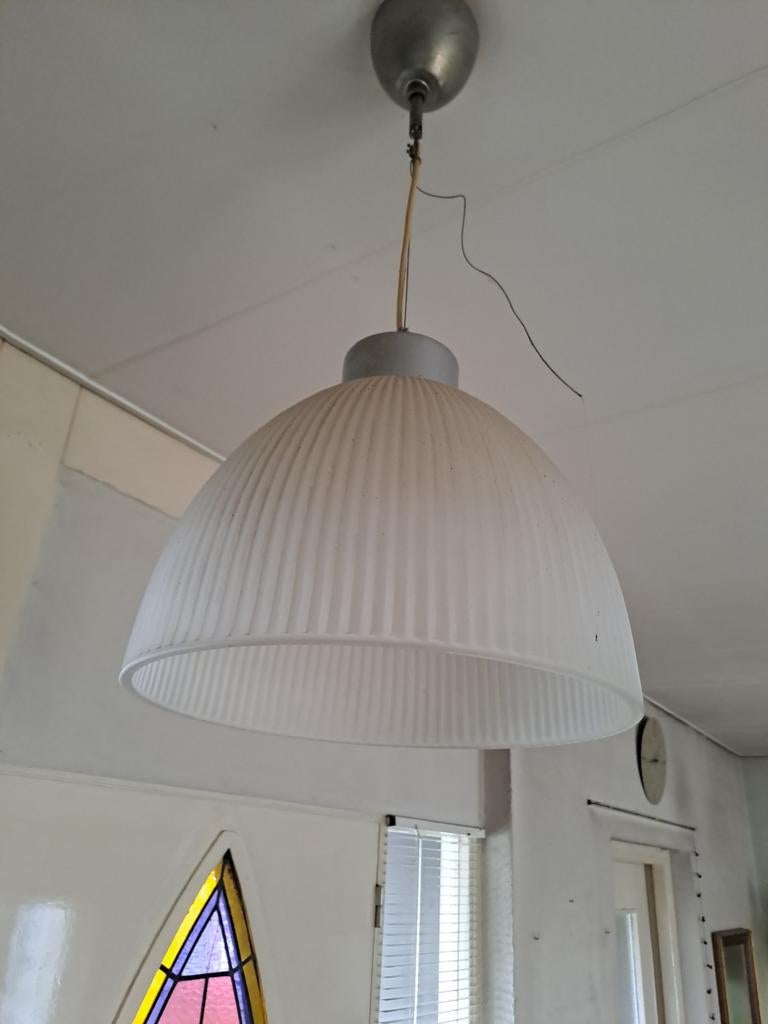 Hanglamp, Huis en Inrichting, Ophalen, Glas, Minder dan 50 cm