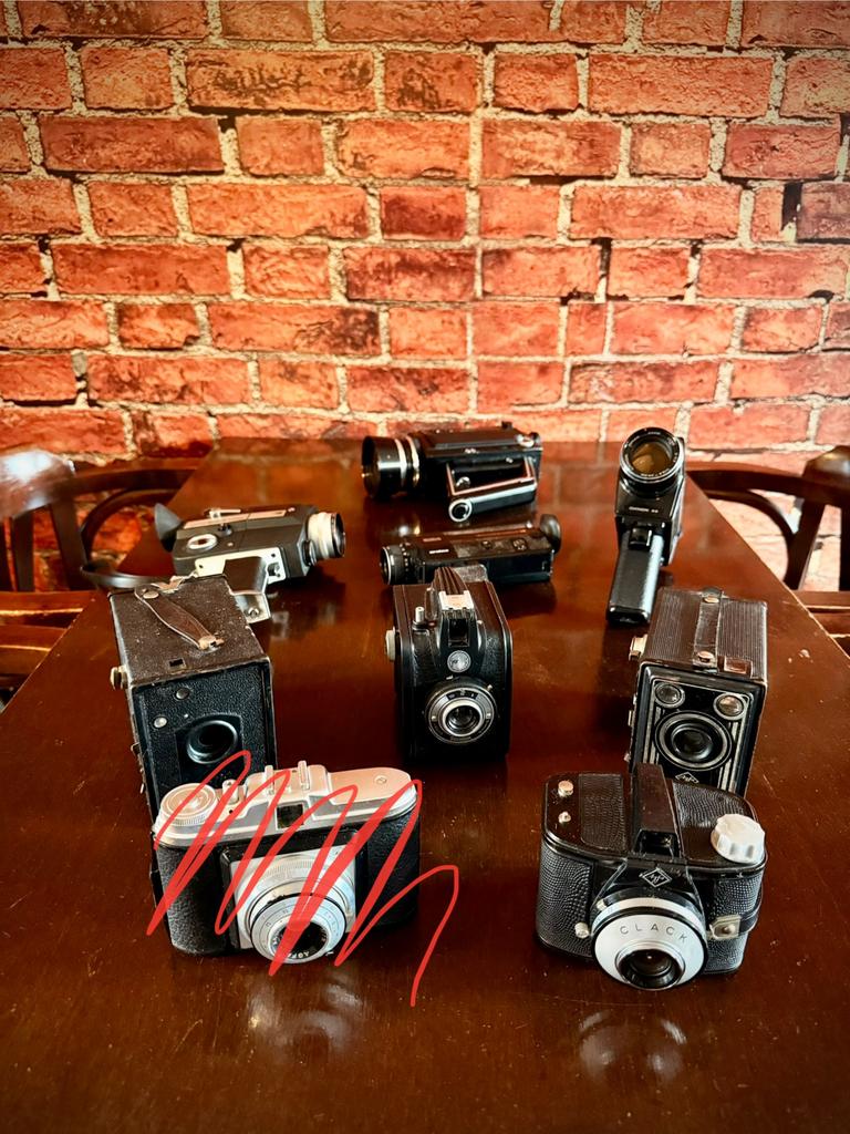 Vintage foto en video camera Collectie • Diverse Modellen, Gebruikt, Compact, Ophalen of Verzenden, Overige Merken