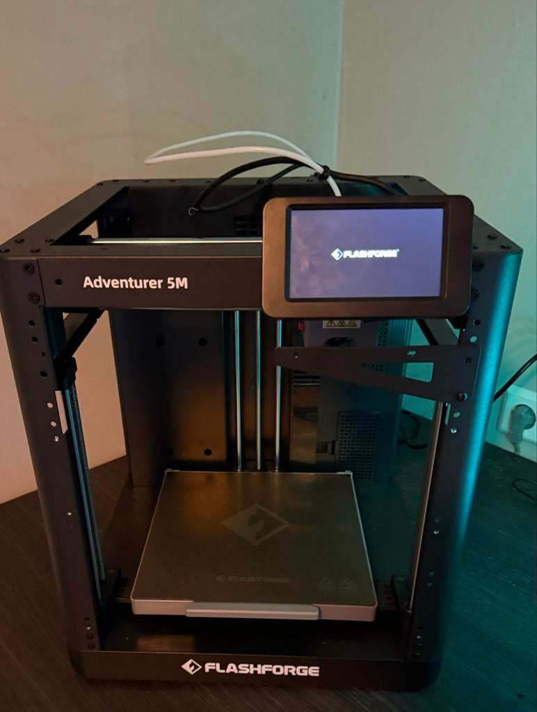 FlashForge Adventurer 5M 3D-printer + 3kg filament, Computers en Software, Ophalen of Verzenden, Ingebouwde Wi-Fi, Zo goed als nieuw
