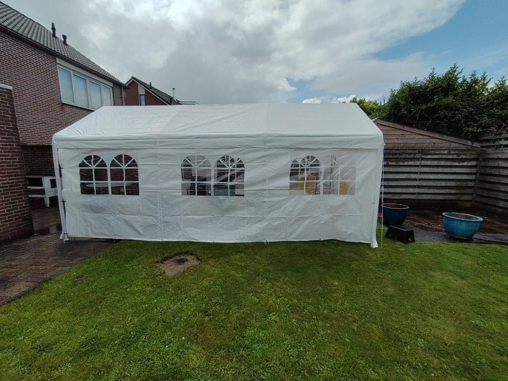 Ruime partytent voor elk feest of evenement, Gebruikt, Partytent, 4 tot 6 meter, 5 tot 8 meter