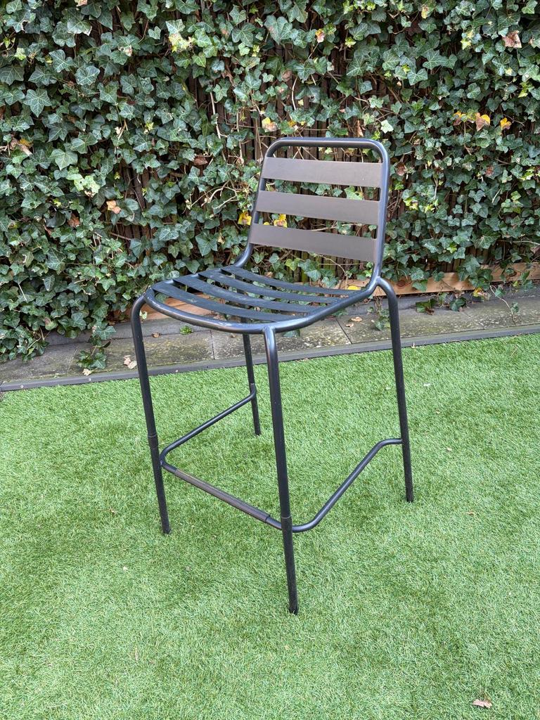 3x Barkruk Napels Kwantum zwart perfecte staat, Ophalen, 60 tot 90 cm, Zo goed als nieuw, 1 kruk