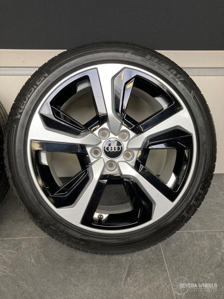 17” originele Audi A1 GB velgen + banden 5x100 215/45/17 82A, -, -, Banden en Velgen, 17 inch