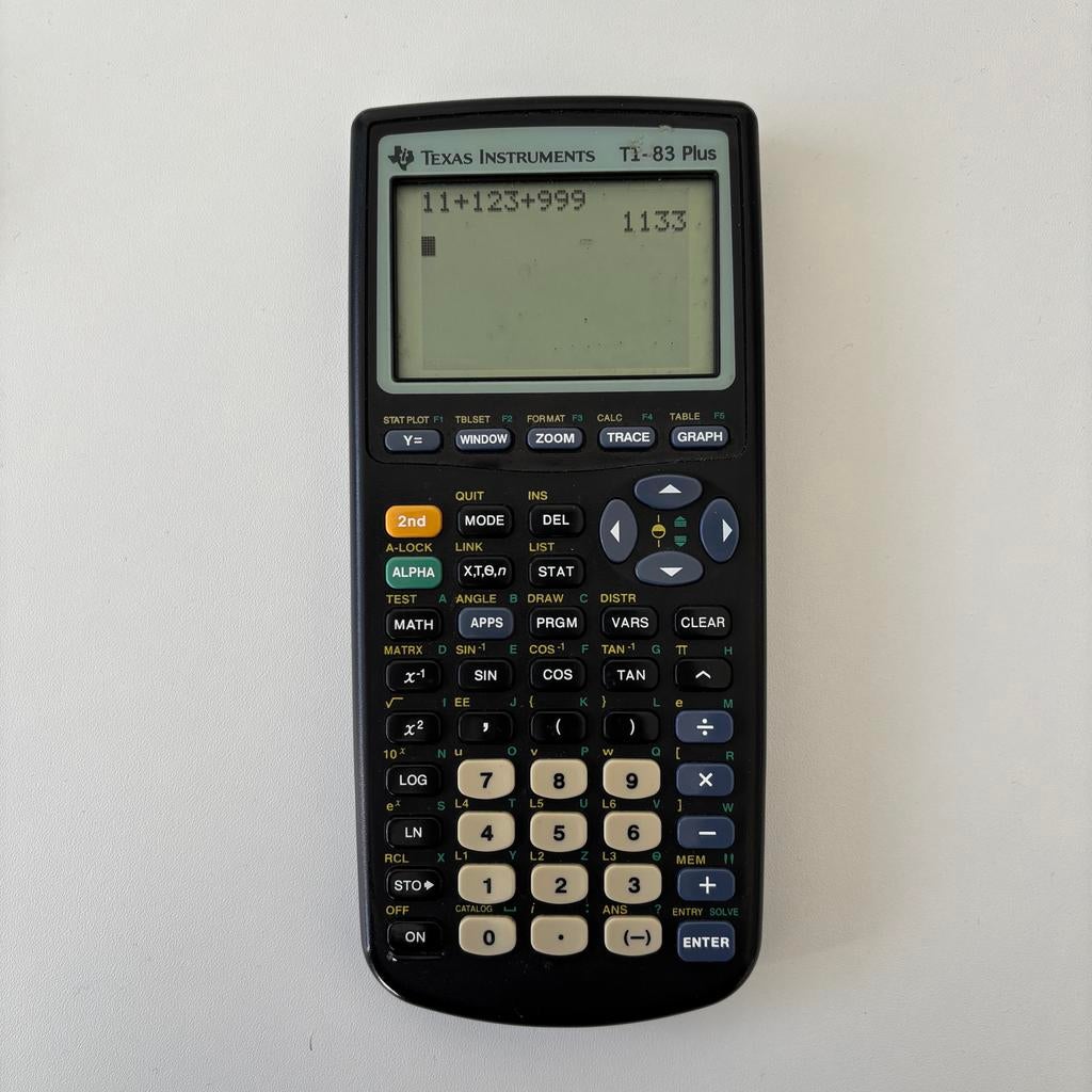 TI-83 Plus Rekenmachine, Diversen, Rekenmachines, Ophalen of Verzenden, Grafische rekenmachine, Gebruikt