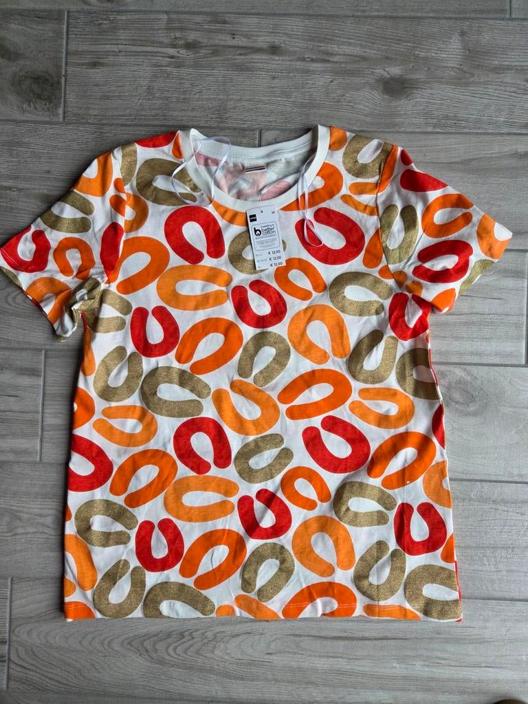 Hema Rookworst T-shirt Oranje Maat M Nieuw, Maat 38/40 (M), Nieuw, Oranje, Ophalen of Verzenden