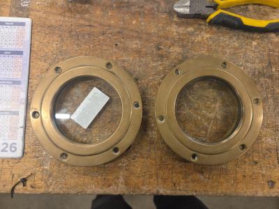 Set messing lichtranden 140mm, Niet ingevuld, Gebruikt, Niet ingevuld, Niet ingevuld