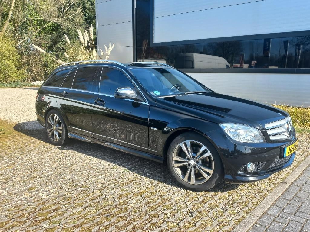 Mercedes-Benz C-Klasse 1.8 C180 AMG line, Auto's, Automaat, Achterwielaandrijving, 1800 kg, Zwart