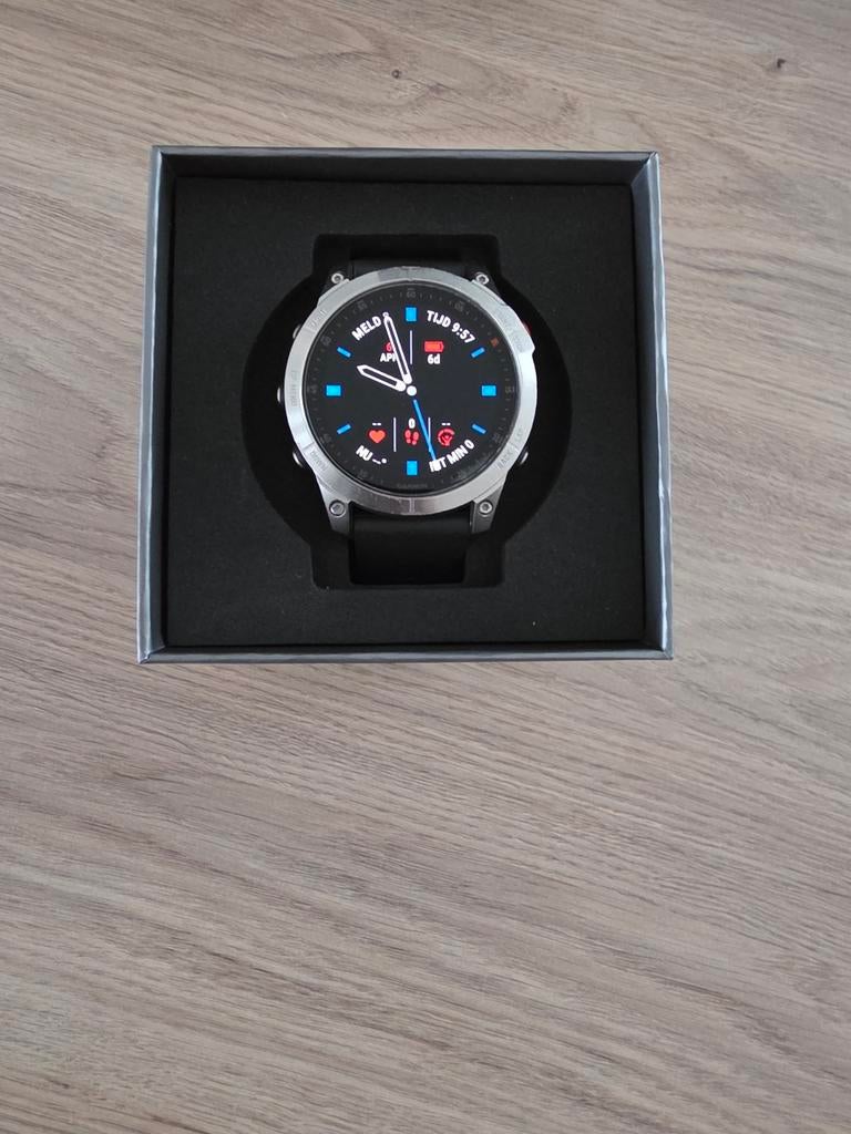 Garmin Epix Gen 2 met 4 bandjes en screenprotector, Ophalen, Zwart, Garmin, Zo goed als nieuw