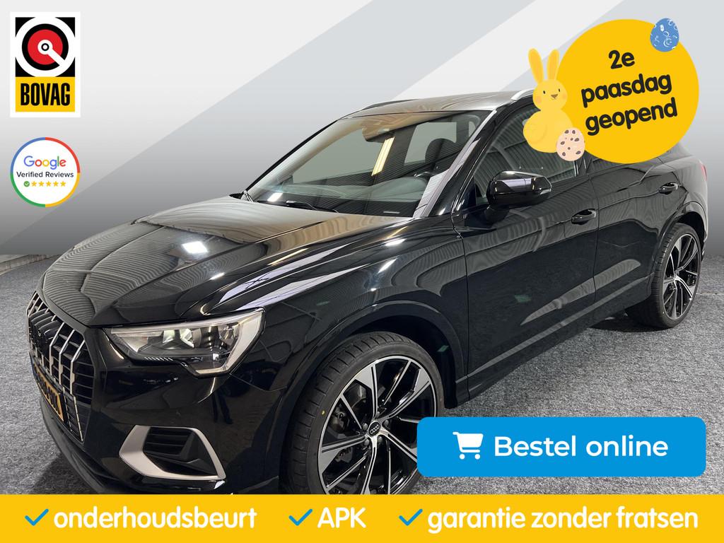 Audi Q3 35 TFSI Pro Line S, Bluetooth, 4 cilinders, Zwart, Leder