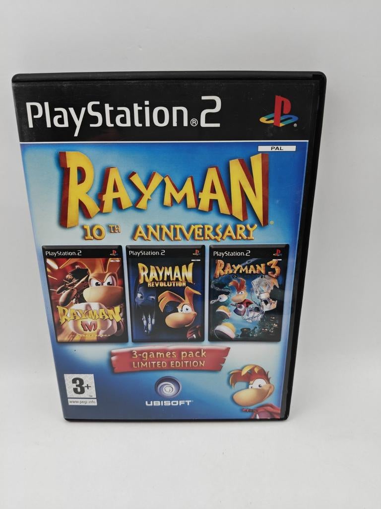 Rayman 10th Anniversary 3-games pack PS2, Avontuur en Actie, 1 speler, M, Ophalen of Verzenden