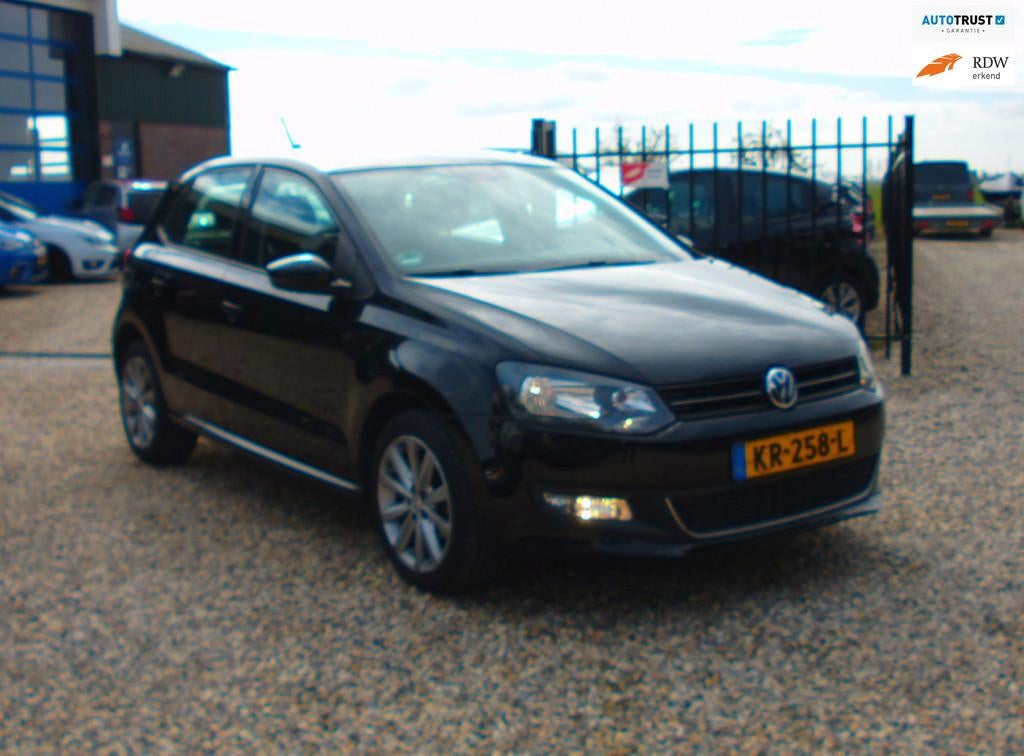 Volkswagen Polo 1.2-12V HIGHLINE, Euro 5, 967 kg, 1198 cc, Zwart