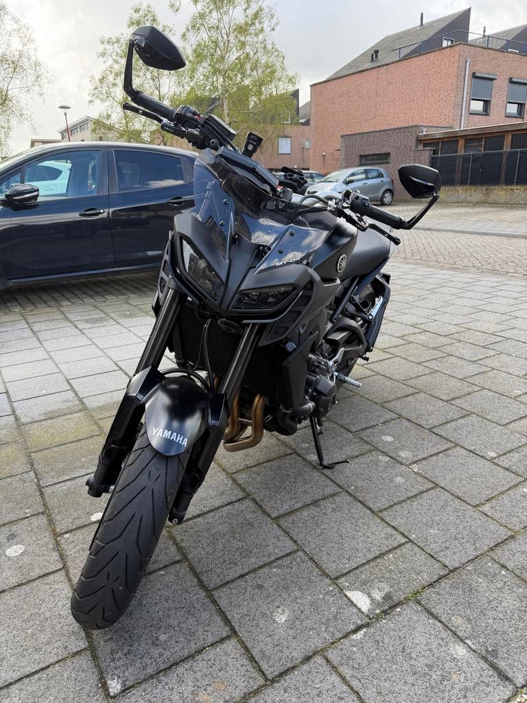 Yamaha MT-09 ABS Black met Akrapovic + Quickshifter, Motoren, Sportuitlaat, Motorrijbewijs A, Naked bike, 900 cc