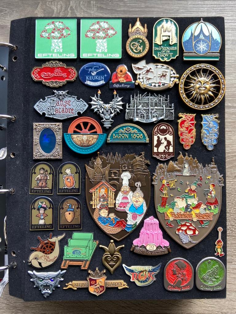 pretpark en dierentuin pins, Verzenden, Zo goed als nieuw, Overige onderwerpen, Speldje of Pin