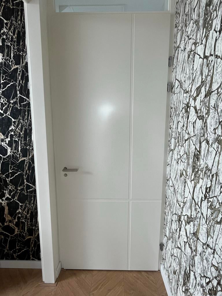 Opdekdeur Karwei ABD572 Svendex Arne Bodil rechts wit, Binnendeur, Nieuw, Ophalen of Verzenden, 200 tot 215 cm