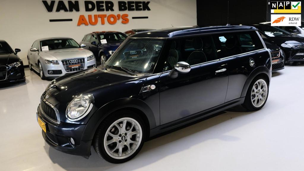 Mini Mini Clubman 1.6 Cooper S Automaat|Cruise|Leder|Xenon, Gebruikt, 4 cilinders, 4 stoelen, Zwart