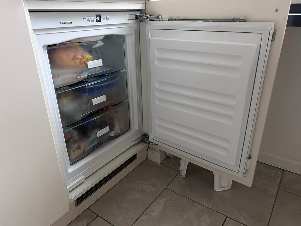 Liebherr inbouw vriezer, Minder dan 85 cm, Minder dan 60 cm, Zo goed als nieuw, Energieklasse A of zuiniger