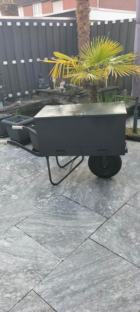 Gereedschap kruiwagen met lades, Tuin en Terras, Kruiwagens, Ophalen, Gebruikt