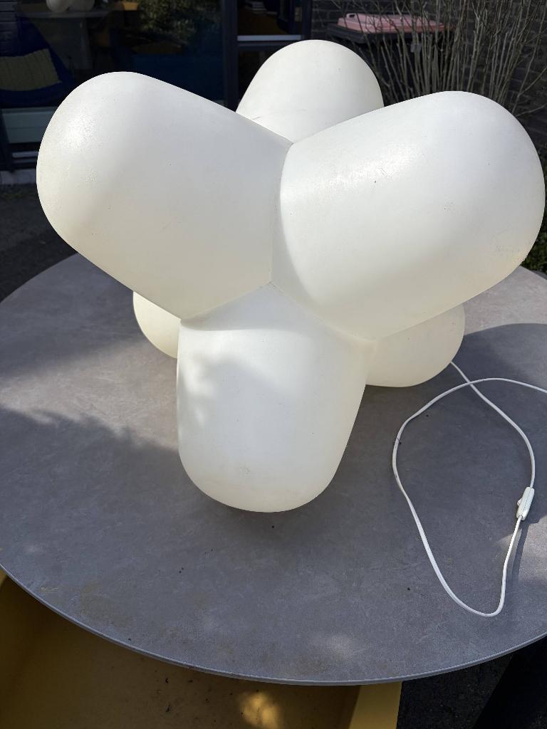 Vintage Tom Dixon Jack Lamp – wit Polyethylene, Ophalen, Kunststof, Gebruikt, 50 tot 75 cm