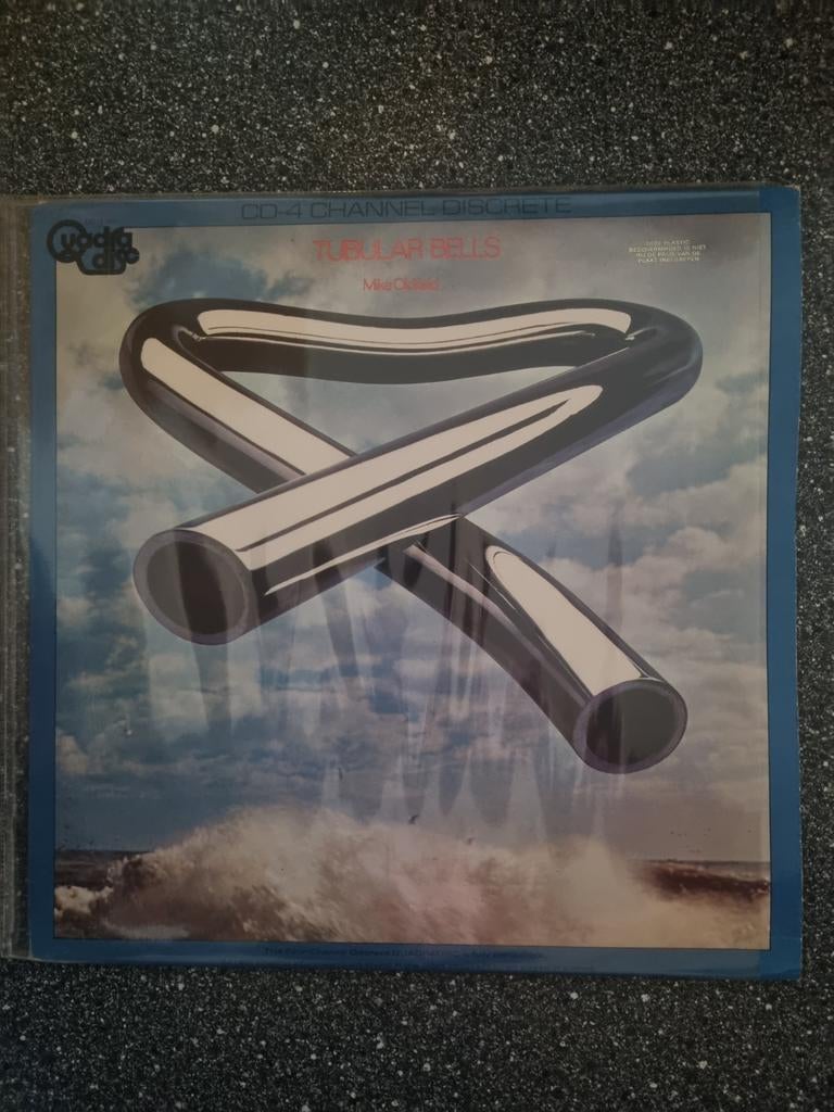 Mike Oldfield - Tubular Bells LP Vinyl CD 4 QUADRO LP, Cd's en Dvd's, Vinyl | Pop, Ophalen of Verzenden, 1960 tot 1980, Gebruikt