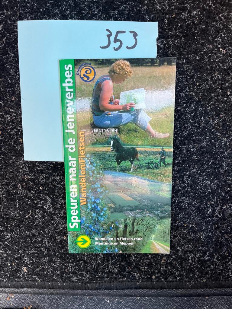 Wandel- en Fietsgids Drenthe: Speuren naar de Jeneverbes, Overige merken, Fiets- of Wandelgids, Ophalen of Verzenden, Zo goed als nieuw