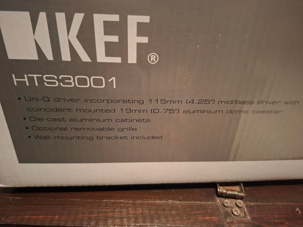 KEF HTS3001 Uni-Q Satelliet Speaker met Muurbeugel, Ophalen