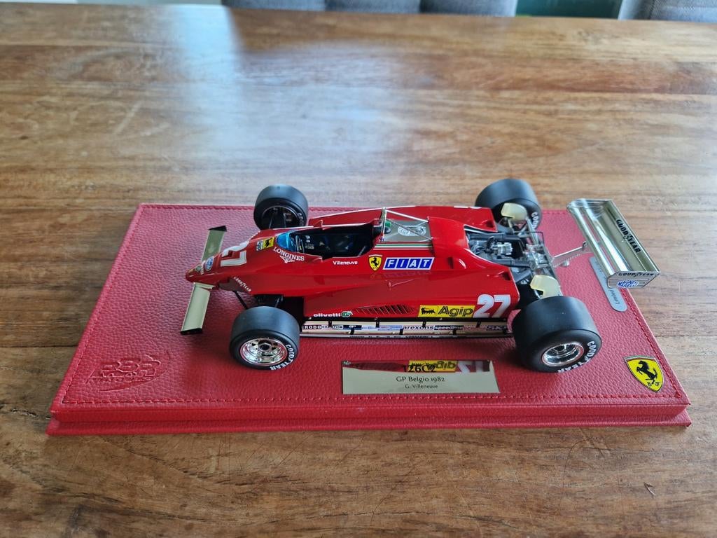 Ferrari 126 C2 Gilles Villeneuve BBR, Hobby en Vrije tijd, Modelauto's | 1:18, Ophalen of Verzenden, Gebruikt, Overige merken