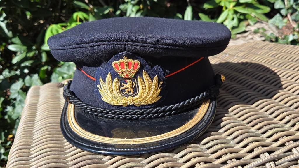 Belgische militaire pet, Verzamelen, Ophalen of Verzenden, Landmacht, Overige gebieden, Helm of Baret