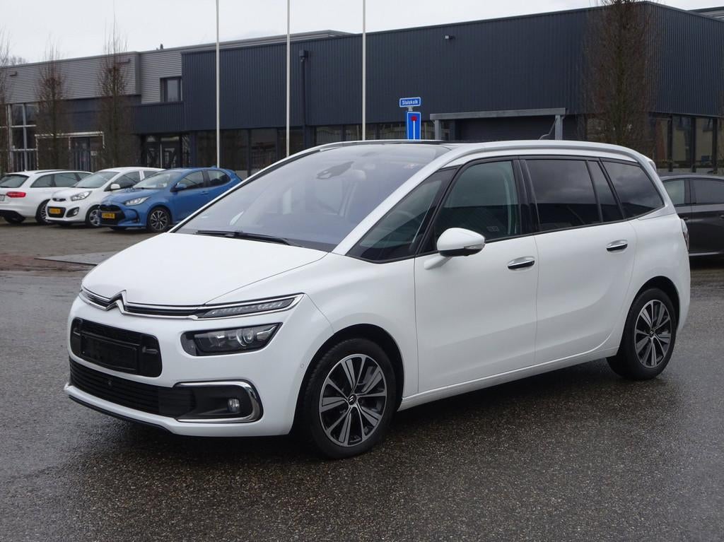 Citroen Grand C4 Picasso 2.0 BlueHDi Business Leer Pano Navi, Gebruikt, Zwart, 4 cilinders, 150 pk
