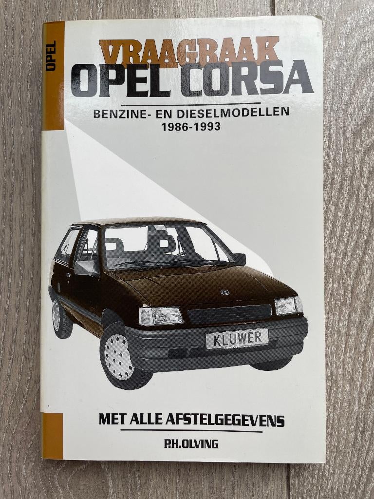 Vraagbaak Opel Corsa A Benzine- en Dieselmodellen 1986-1993, Ophalen of Verzenden