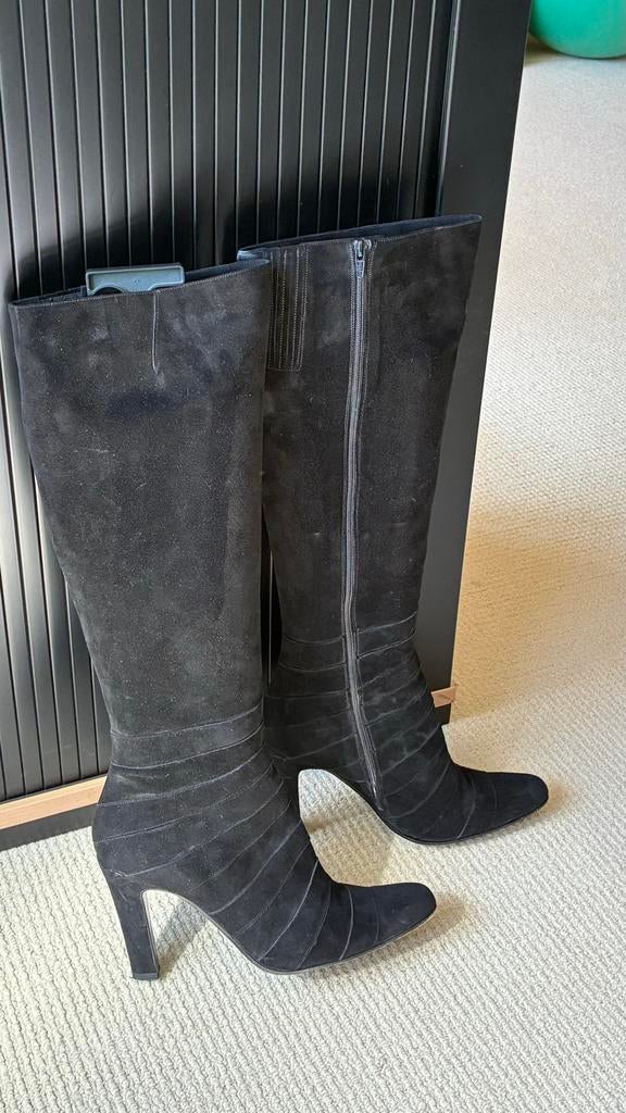 Panara laarzen hoog zwart mt 39, Ophalen of Verzenden, Gedragen, Zwart, Hoge laarzen