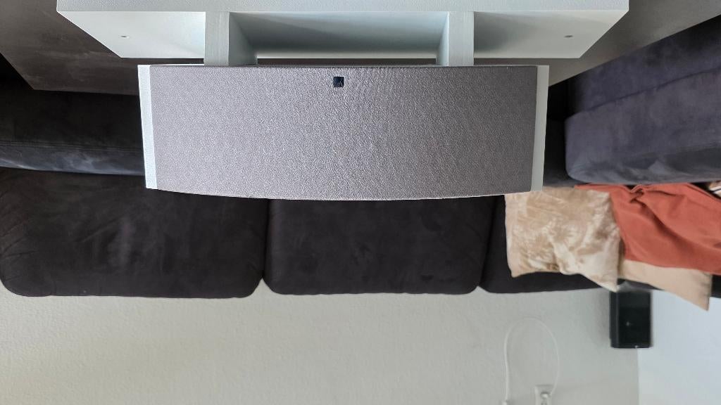 Kef Q10c aangepast voor plafondmontage, Gebruikt, 60 tot 120 watt, Center speaker, Ophalen