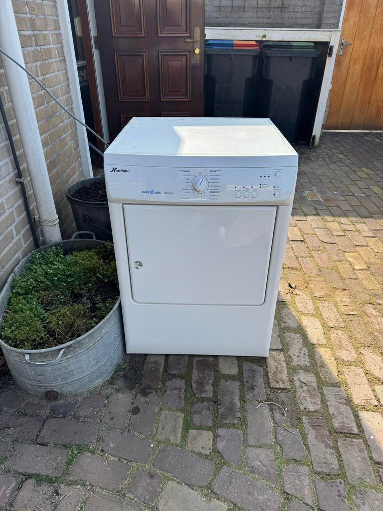 Nordland ELD 9613 droger, Witgoed en Apparatuur, Wasdrogers, Gebruikt, Overige typen, Voorlader, 6 tot 8 kg, 85 tot 90 cm, Ophalen