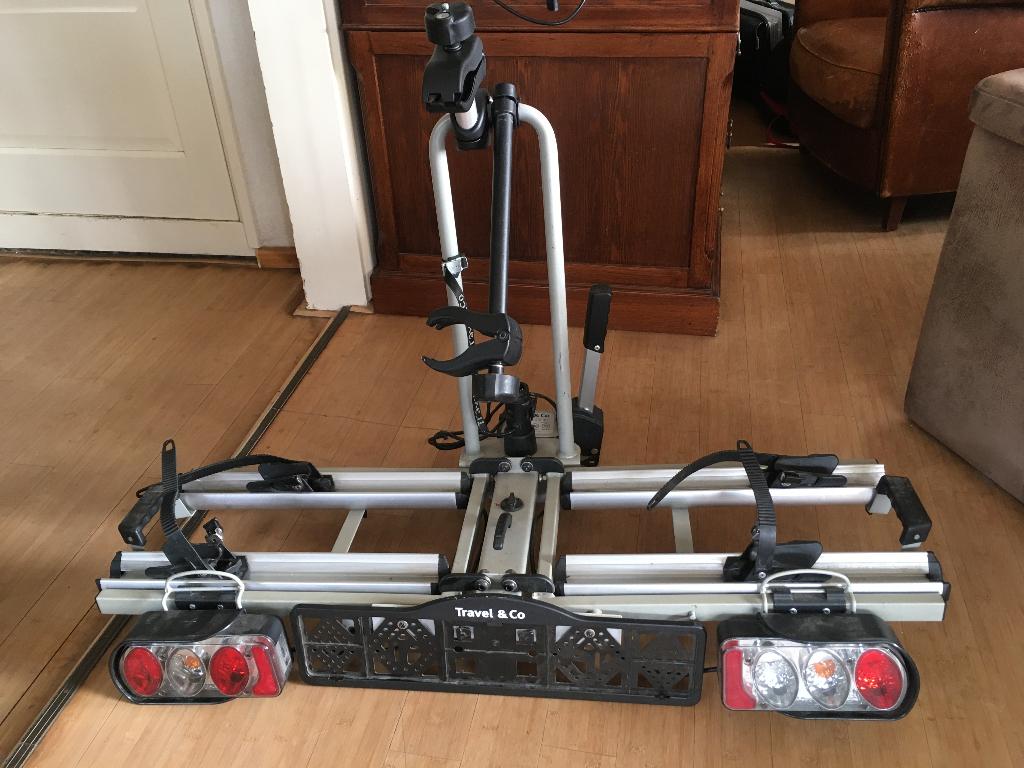 Fietsendrager Travel & Co, Auto diversen, Ophalen, Gebruikt, Elektrische fiets, 2 fietsen