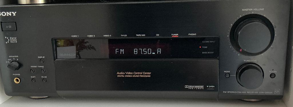 Sony AM-FM Reciever, Ophalen, Gebruikt, 60 tot 120 watt, Sony