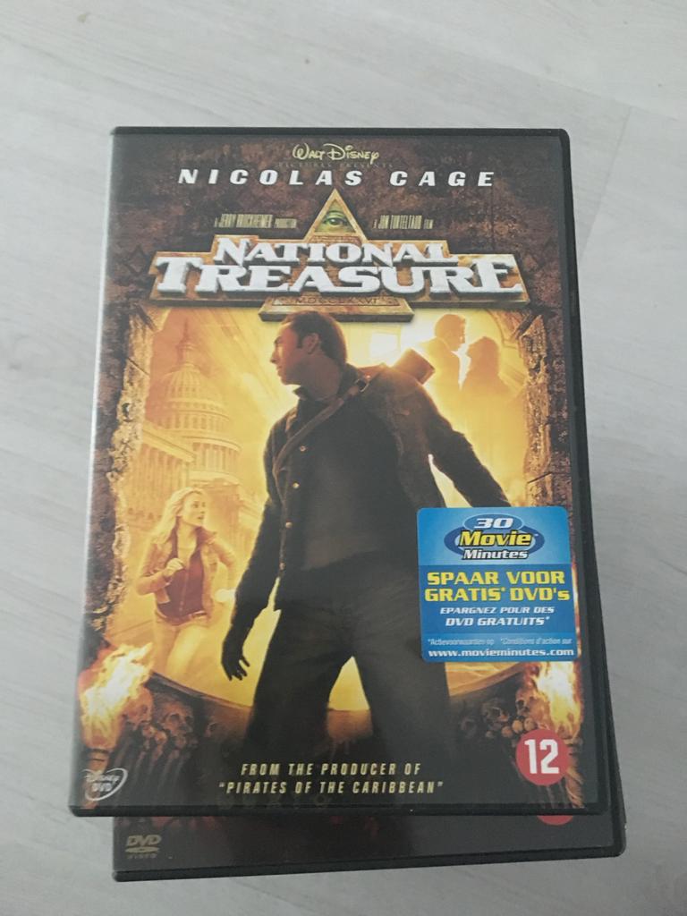 National Treasure DVD - Zo goed als nieuw, Vanaf 12 jaar, Ophalen of Verzenden, Zo goed als nieuw