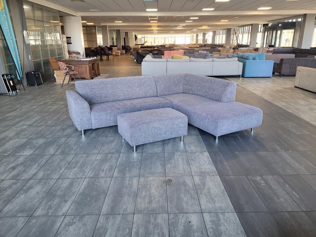 ✅️️️ ️GEREINIGD lila-grijze hoekbank 270x230 GRATIS BEZORGEN, Huis en Inrichting, Banken | Bankstellen, 250 tot 300 cm, Hoekbank