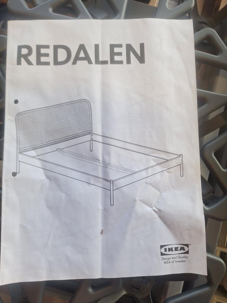 Ikea 2 persoons bed "Redalen ", Ophalen, Tweepersoons, 160 cm, Stapelbed