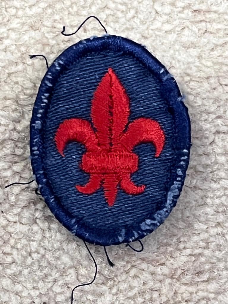 Scouting - badge - installatie insigne waterwerk, Ophalen of Verzenden, Zo goed als nieuw, Embleem, Speld of Insigne