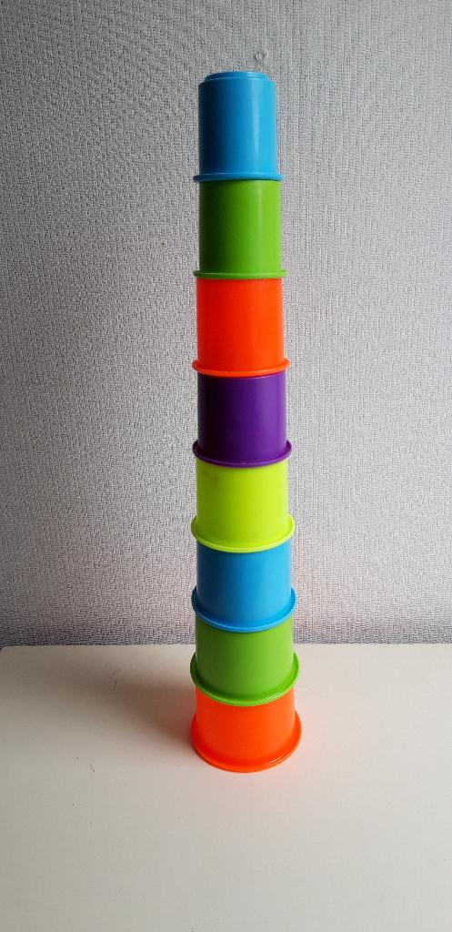 leuk gekleurde stapeltoren van 49 cm hoog, Ophalen of Verzenden, Zo goed als nieuw, Overige typen