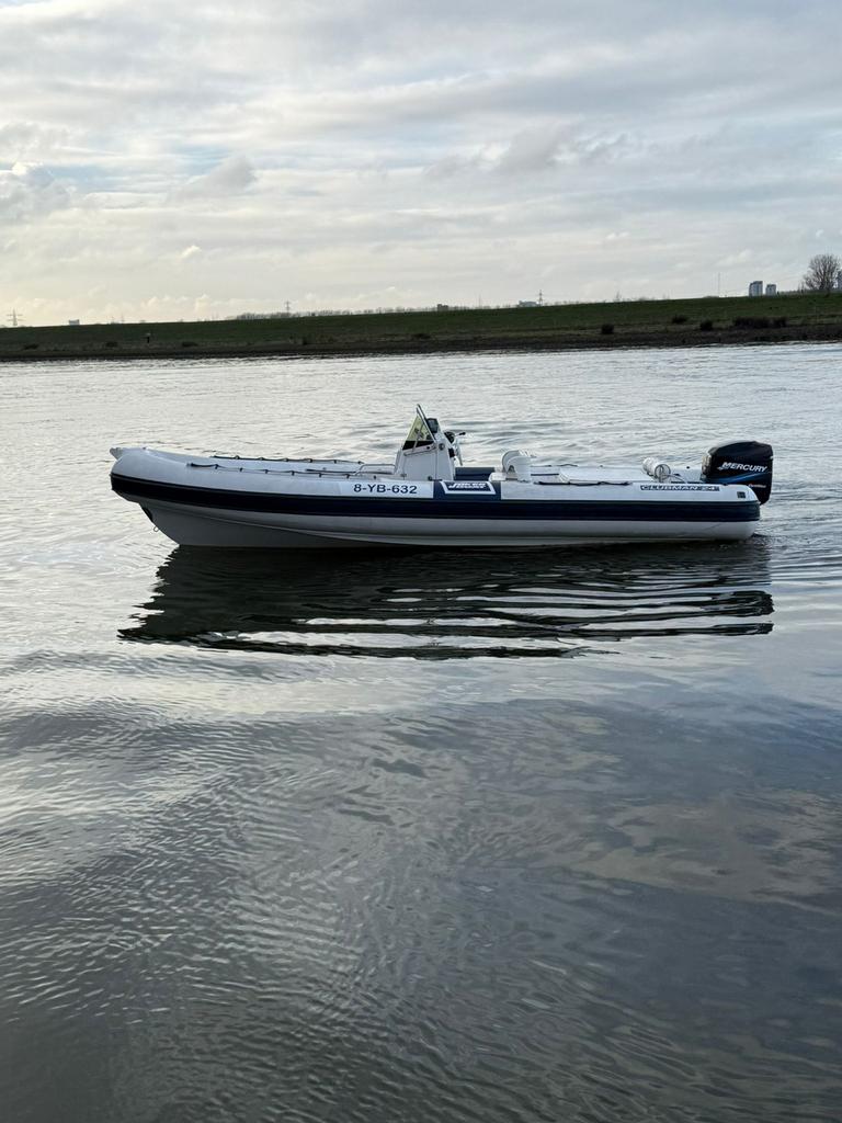 Joker 24 Clubman + Mercury 200 Optimax | 7.50m | Snelle RIB, Overige merken, Ophalen of Verzenden, Zo goed als nieuw, Benzine