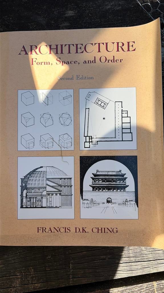 Architecture form,space and order, Boeken, Ophalen of Verzenden, Zo goed als nieuw, Architectuur algemeen