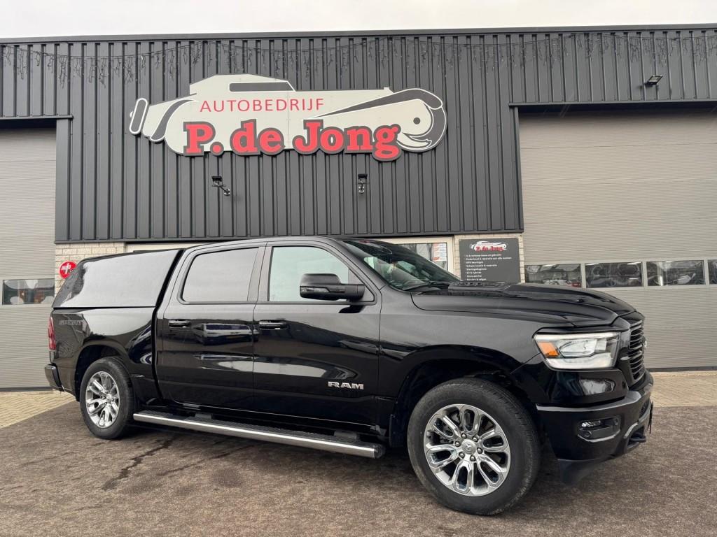 Dodge RAM RAM 1500 LARAMIE Sport Prins LPG Groot navi Carpla, Automaat, 5654 cc, Zwart, Origineel Nederlands